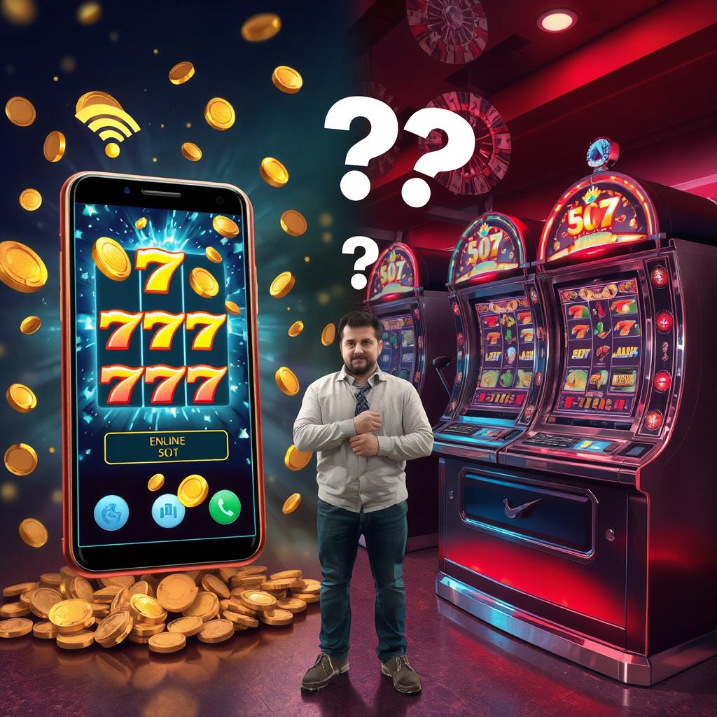 Slot Online vs Slot Dunia Nyata